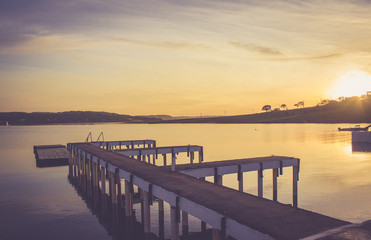 Sunset pier