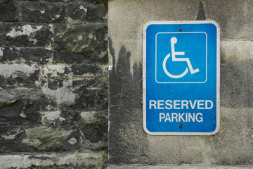 diabled parking sign