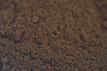 ground cofee macro background