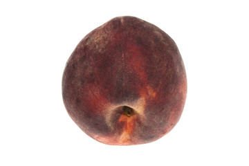 peach isolated on white background