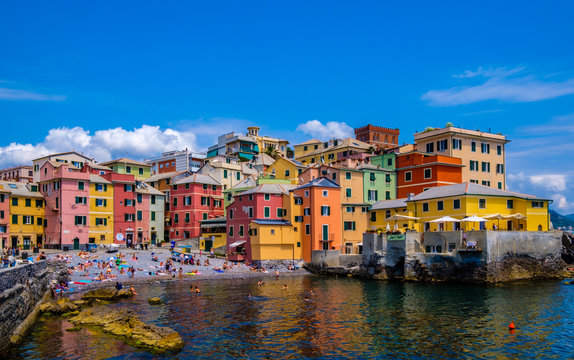 Plaża Boccadasse w Genui