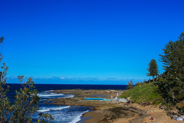 Coastline south of Sydney, near Sea Cliff Bridge