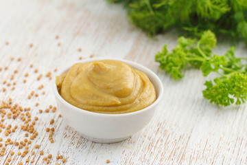 Mustard in bowl