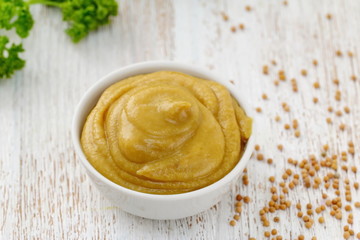 Mustard in bowl
