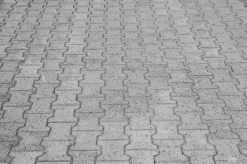 pavement slab texture background seen from above with a perspective