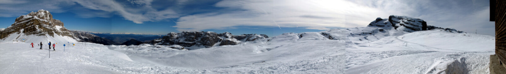 panorama pasma górskiego