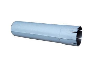 muffler pipe truck on an isolated white background