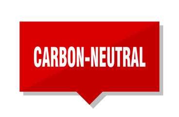 carbon-neutral red tag