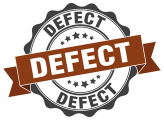 defect stamp. sign. seal