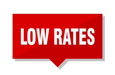 low rates red tag