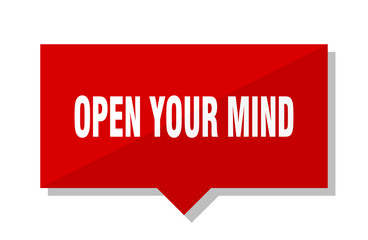 open your mind red tag