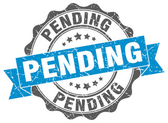 Fototapeta premium pending stamp. sign. seal