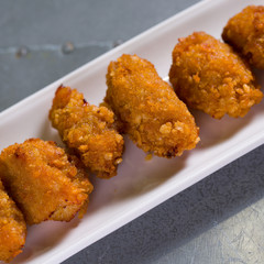 Close up shot of chicken wings