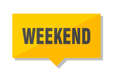 weekend price tag