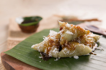 delicious lupis traditional indonesian culinary