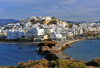 Fototapeta na wymiar Chora old town, Naxos island, Greece