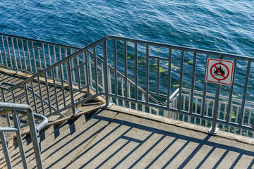 Metal Railings Abstract