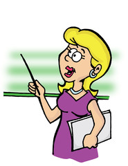 maestra mujer profesora