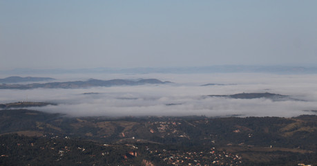 Obraz premium Mirante do Parque Estadual Serra do Rola Moça, Minas Gerais, Brasil
