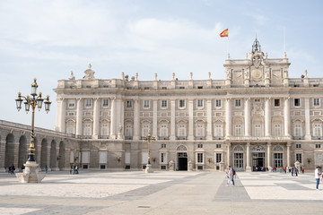 Fototapeta na wymiar Royal Palace of Madrid, Spain, palacio Real España