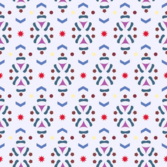 Fototapeta na wymiar Seamless pattern of kaleidoscope
