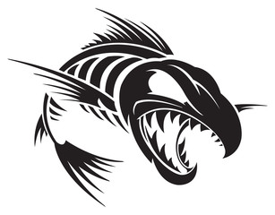 Fish skeleton