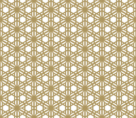 Seamless pattern based on Japanese ornament Kumiko