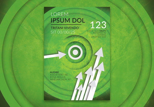 Arrows and Target Flyer Layout
