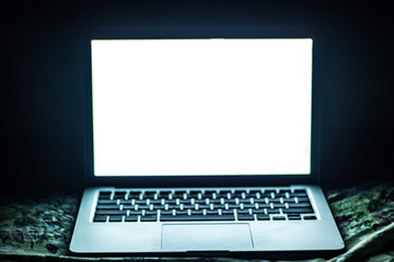 Computer work at  night