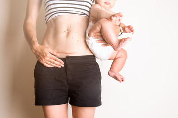 C section Cesarean operation heal after