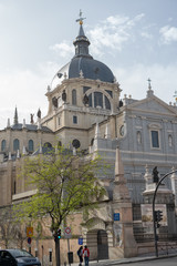 Fototapeta na wymiar Almudena Cathedral