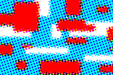 Abstract halftone artistic background