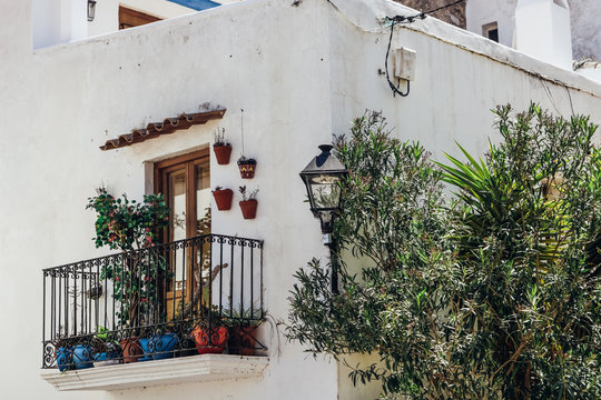 Facade of a mediterranean house