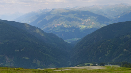 valley view during a cloudy day in austria