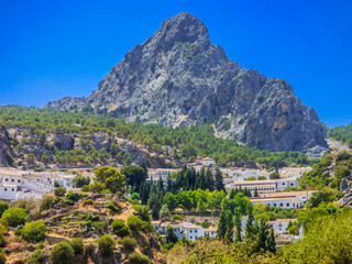 Fototapeta na wymiar Grazalema. Beautiful village in the mountains of Cadiz. Andalusia,Spain