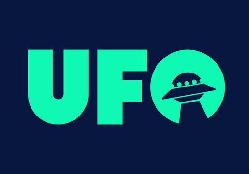 UFO illustration vector