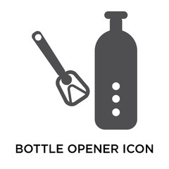 bottle opener icon on white background. Modern icons vector illustration. Trendy bottle opener icons