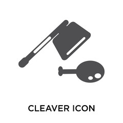 cleaver icon on white background. Modern icons vector illustration. Trendy cleaver icons