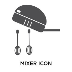 mixer icon on white background. Modern icons vector illustration. Trendy mixer icons