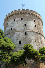 White Tower of Thessaloniki city, Greece