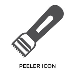 peeler icon on white background. Modern icons vector illustration. Trendy peeler icons