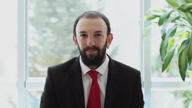Man Denying Offer by Shaking Head, Rejecting