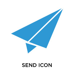 send icon isolated on white background. Simple and editable send icons. Modern icon vector illustration.
