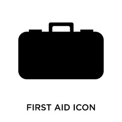 first aid icon isolated on white background. Simple and editable first aid icons. Modern icon vector illustration.