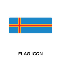 flag icon isolated on white background. Simple and editable flag icons. Modern icon vector illustration.