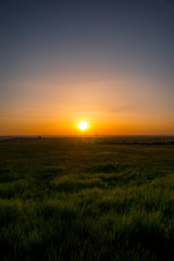 Sunrise in Colorado's plains 