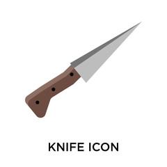 knife icon on white background. Modern icons vector illustration. Trendy knife icons