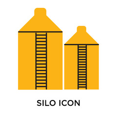 silo icon isolated on white background. Simple and editable silo icons. Modern icon vector illustration. © CoolVectorStock