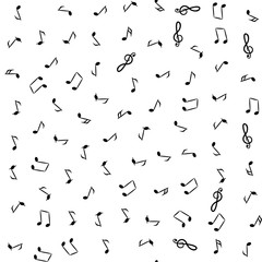 Music Notes Vector Background