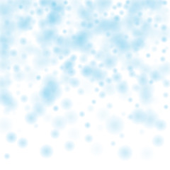 Bright Blue Snowflakes Background